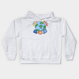 Import Export infographic Kids Hoodie